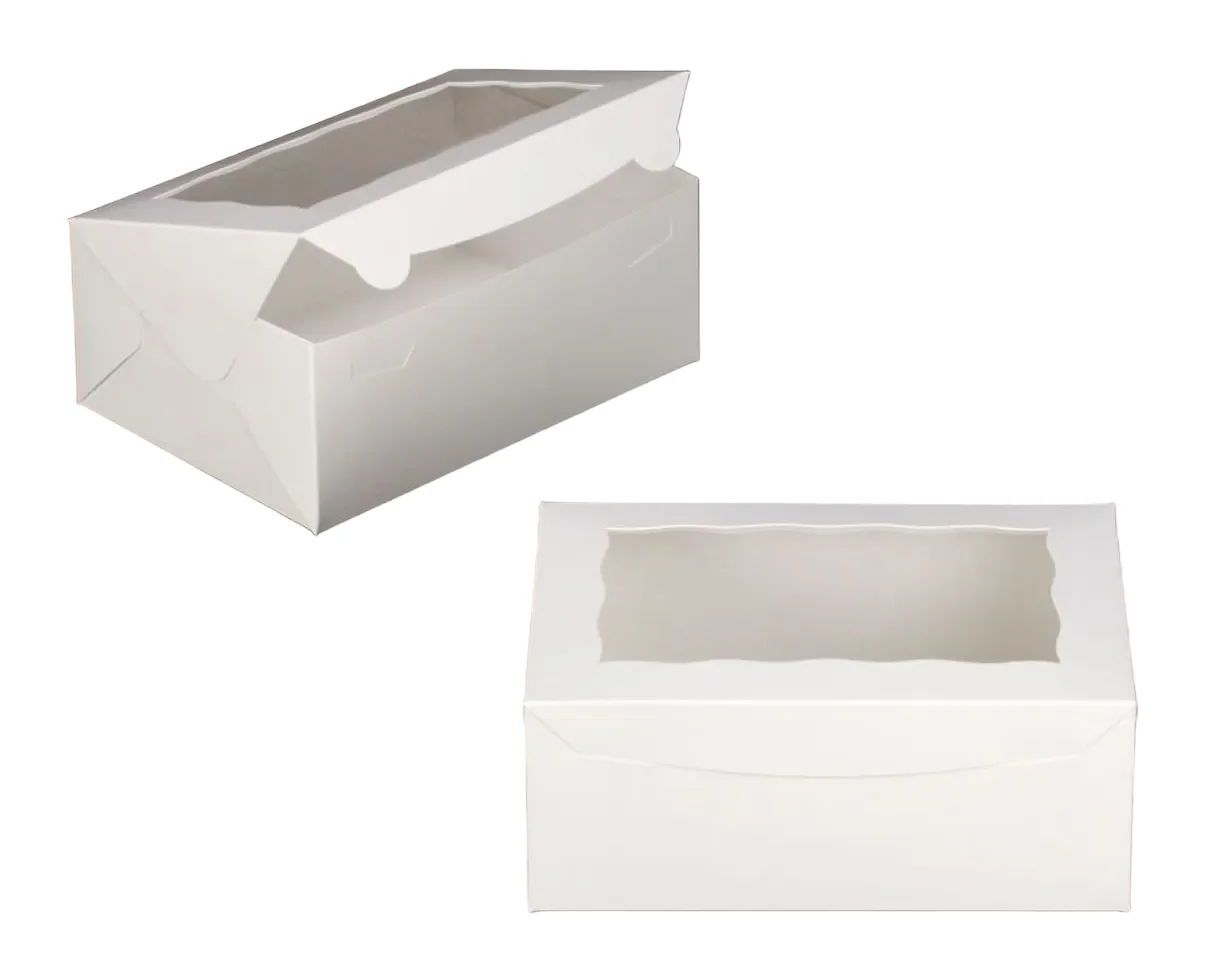 10" x 7" x 4" White Window Box - Image 2
