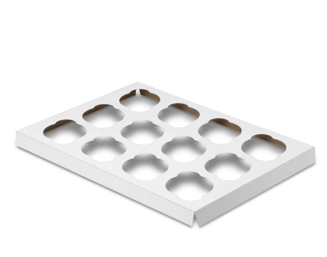 12 Count Mini Cupcake Insert 10" x 7"