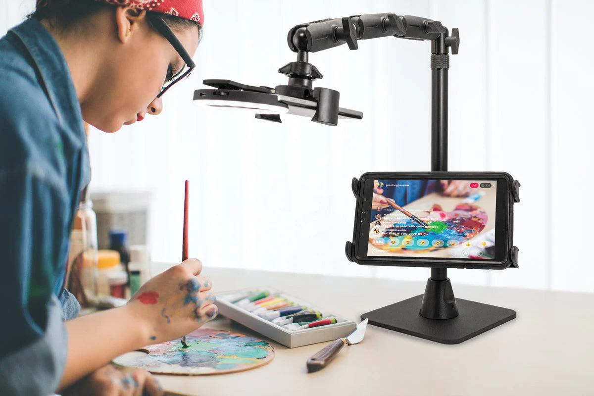 Arkon Mounts Remarkable Creators 3-in-1 Phone and Tablet Stand Bundle - Image 3