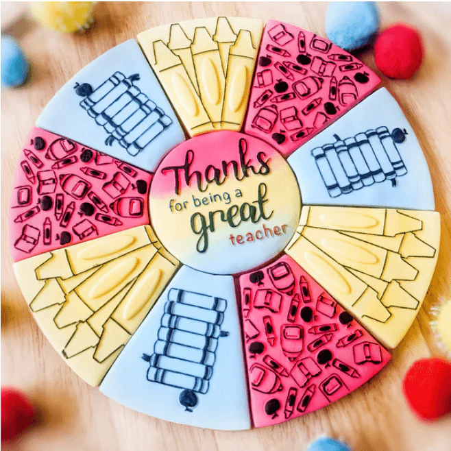 Bikkie Smalls Teacher Platter Debosser & Cutter Set - Image 2
