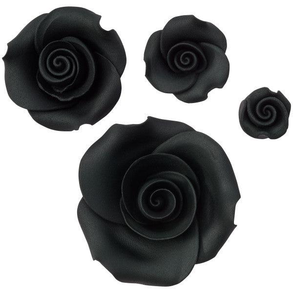 Black Sugar Soft Large Rose 2.0”