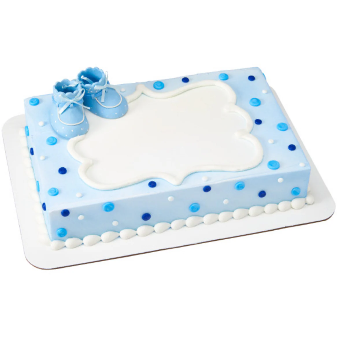 Blue Baby Booties Deco Set - Image 2
