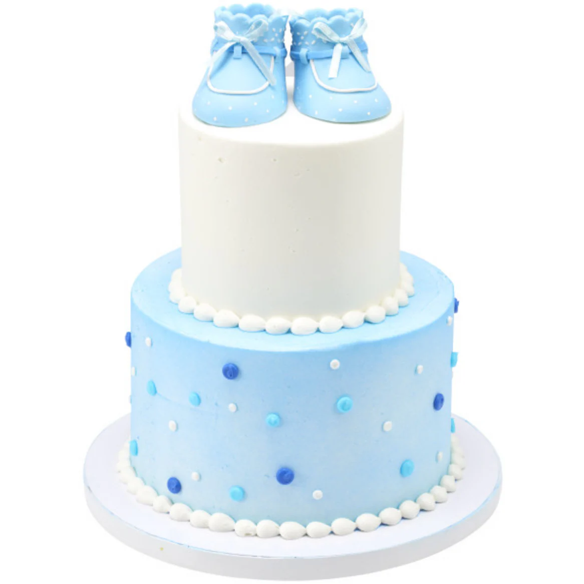 Blue Baby Booties Deco Set - Image 3