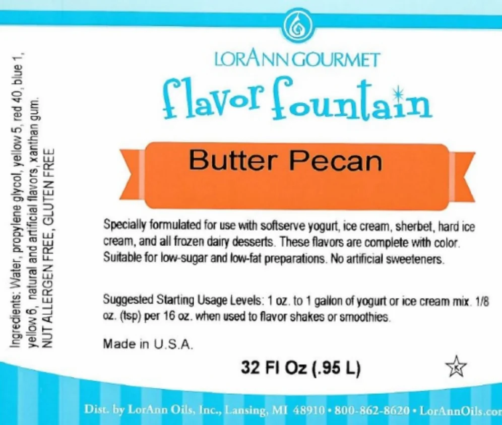 Butter Pecan, Flavor Fountain - Image 2
