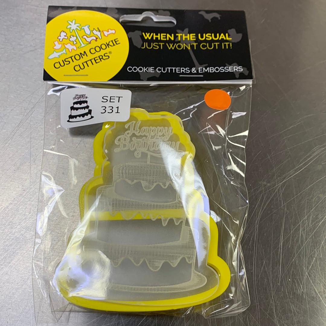 CCC Cutter & Debosser Set Birthday Cake - Image 2