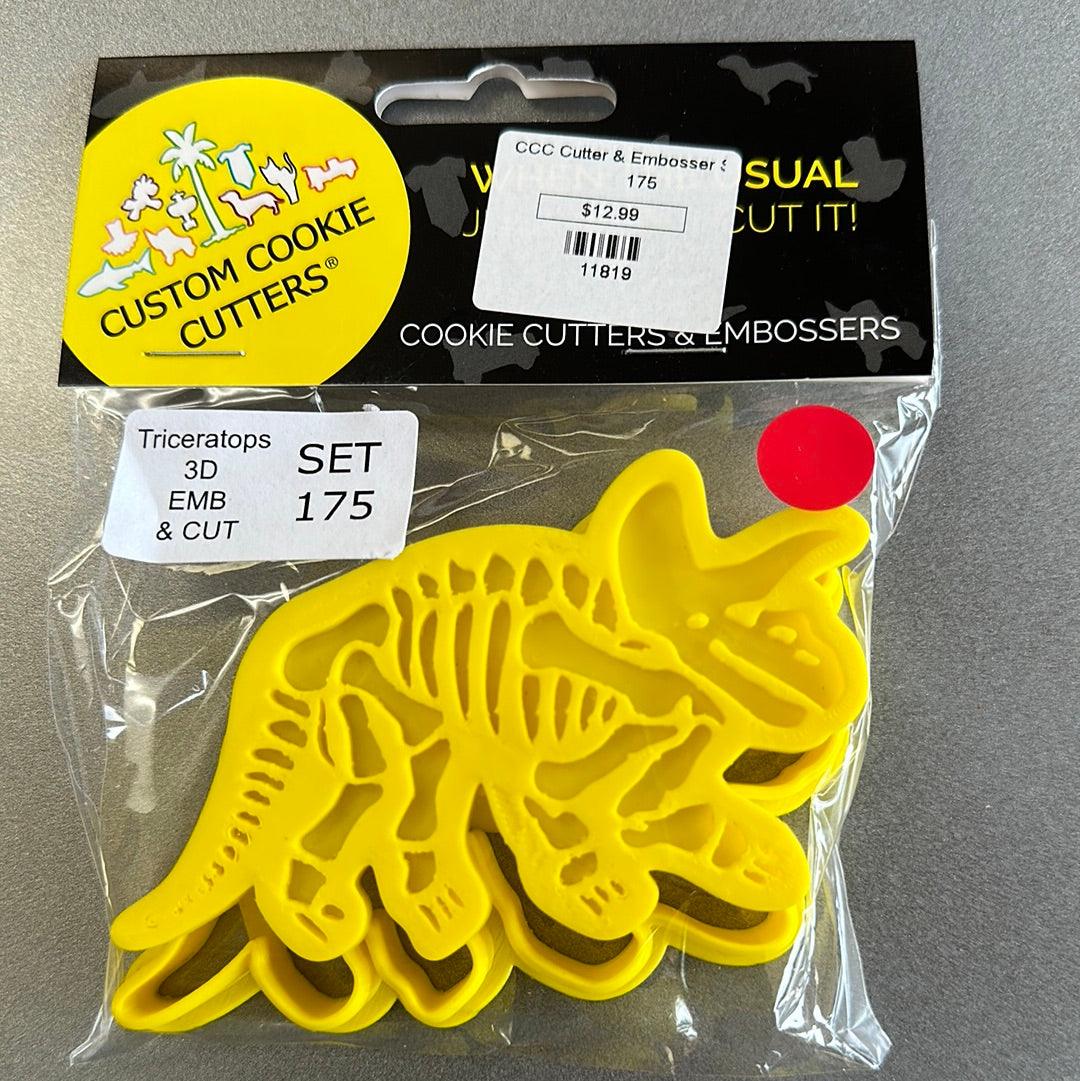 CCC Cutter & Embosser Set Triceratops Fossil Bones - Image 2