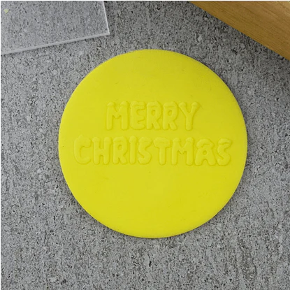 CCC Merry Christmas Snow Debosser