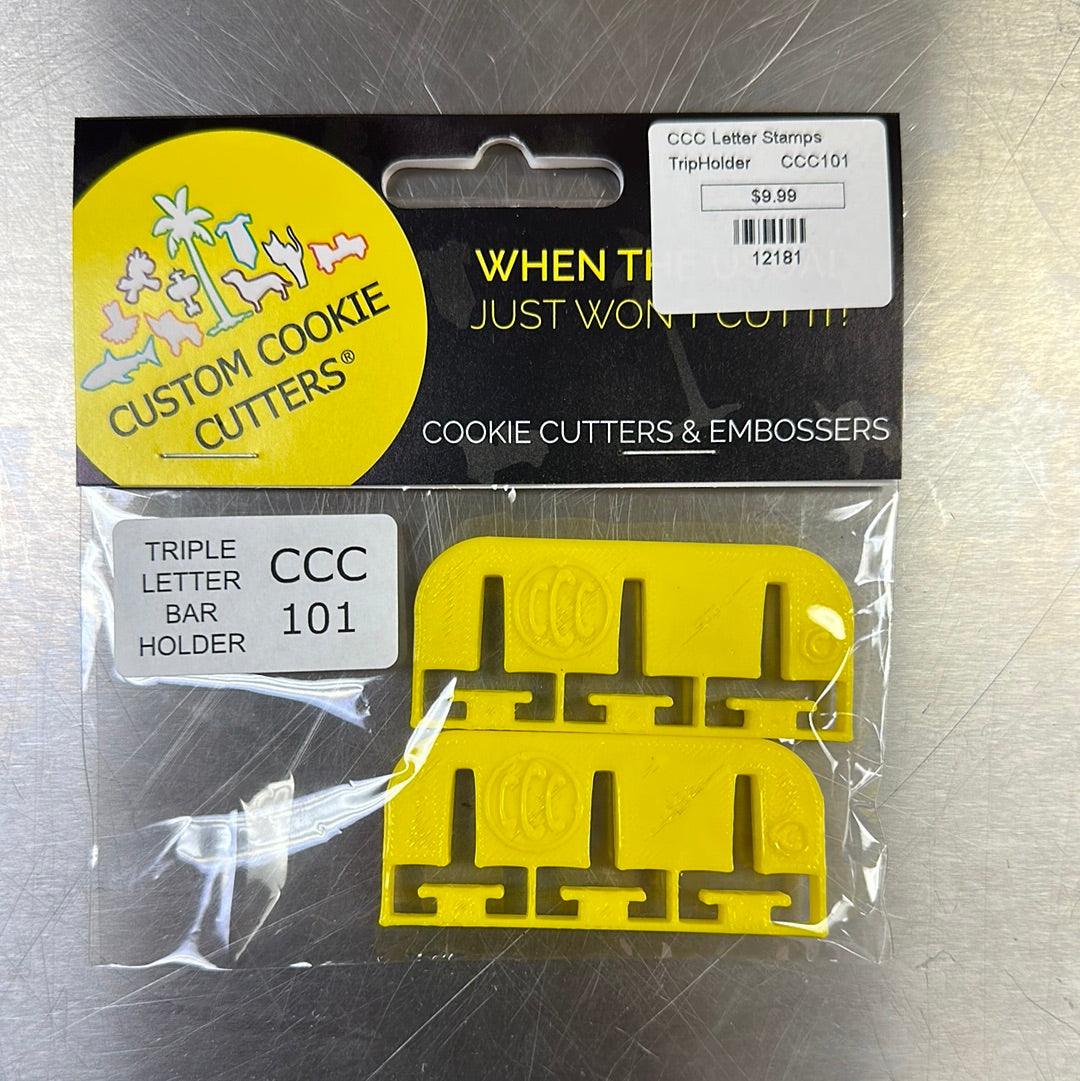 CCC Letter Stamps Triple Letter Bar Holder Accessory - Image 5