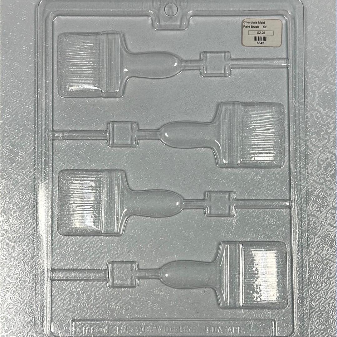 Chocolate Lollipop Mold Paint Brush