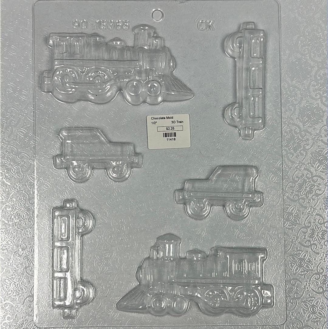 Chocolate Mold 3D Train