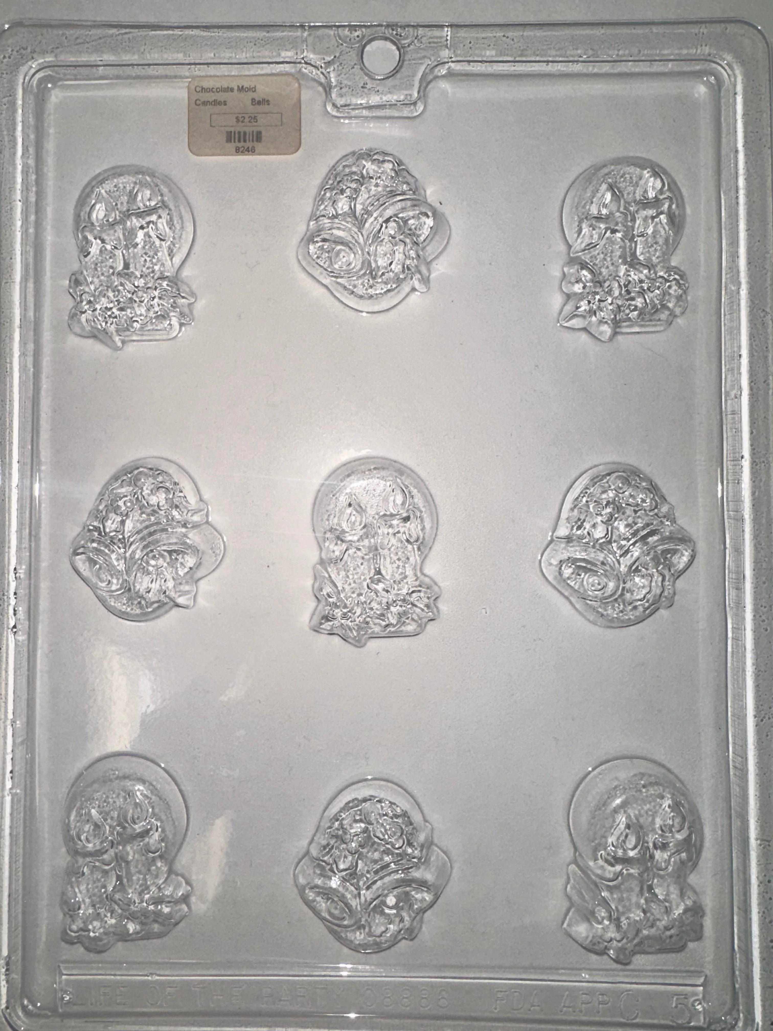 Chocolate Mold Christmas Candles & Bells - Image 2