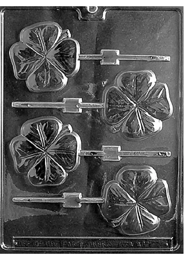 Chocolate Mold Shamrock Lolly