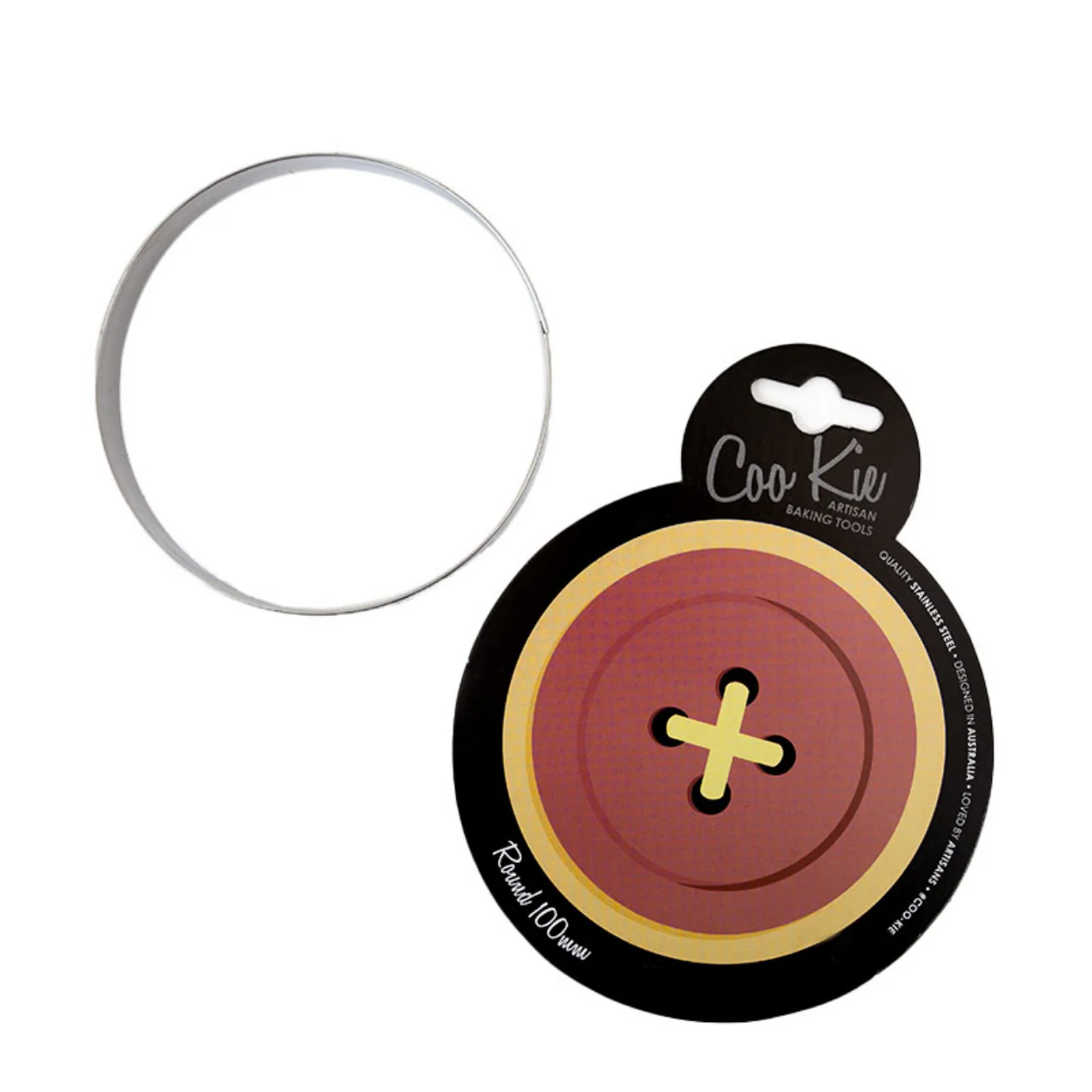 Coo Kie Round Cookie Cutter 4" - Image 2