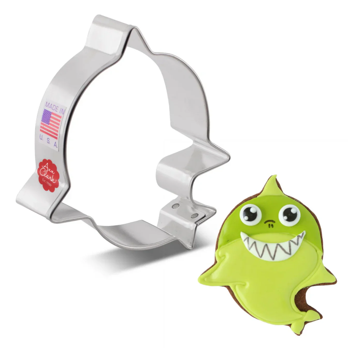 Cookie Cutter Baby Shark 3.75” - Image 2