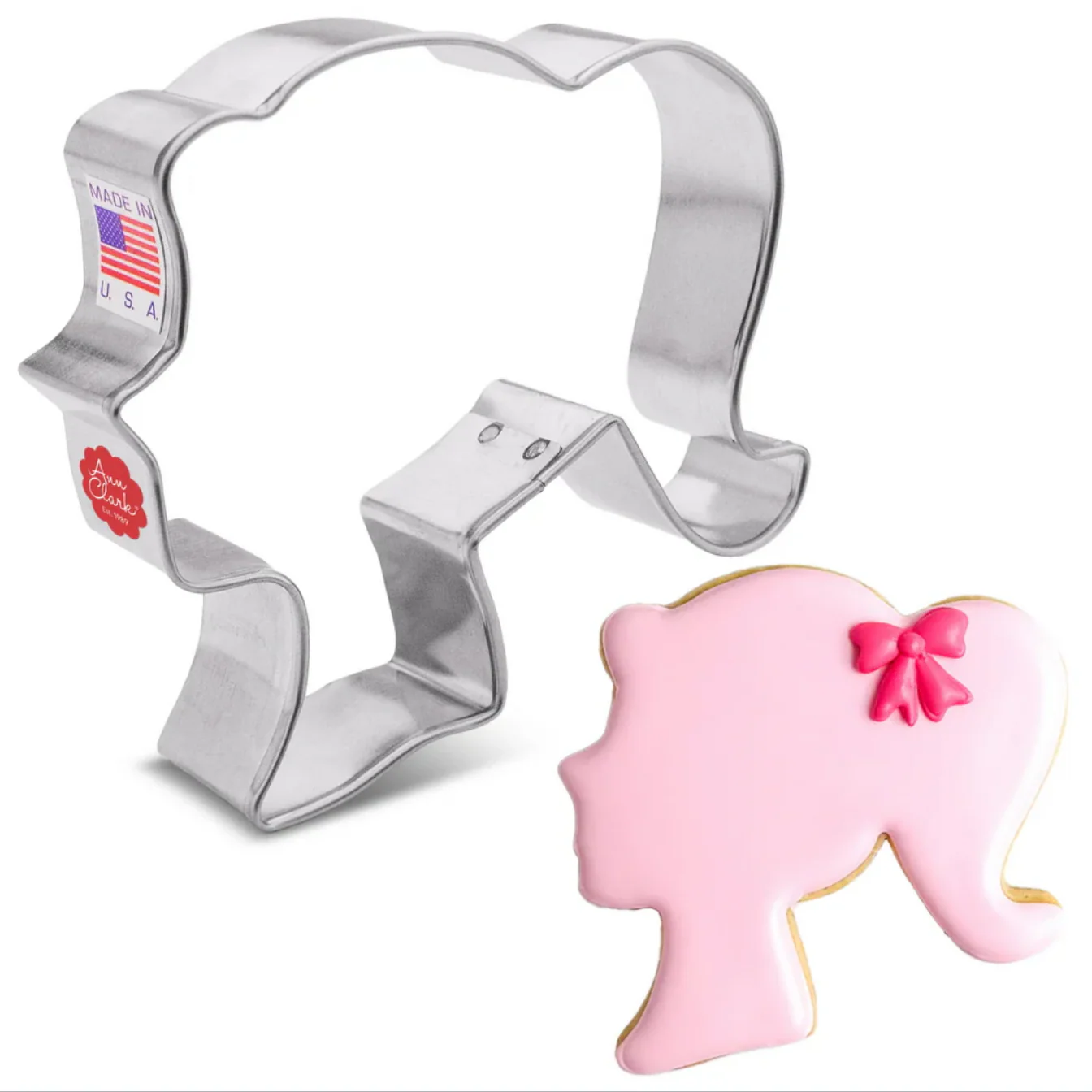 Cookie Cutter Doll Head 4” - Image 2