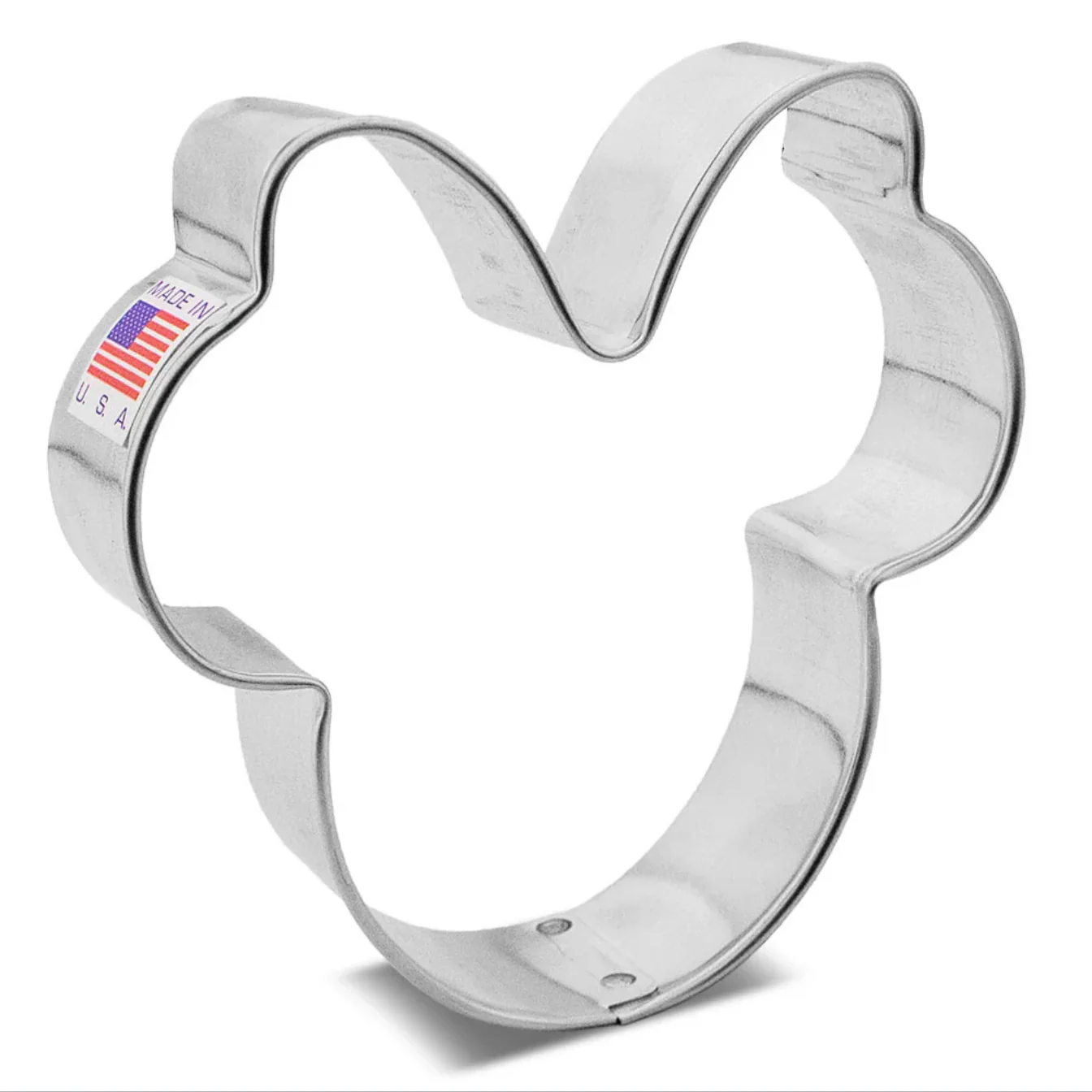 Cookie Cutter Girl Mouse Head w/ Bow 3.5"