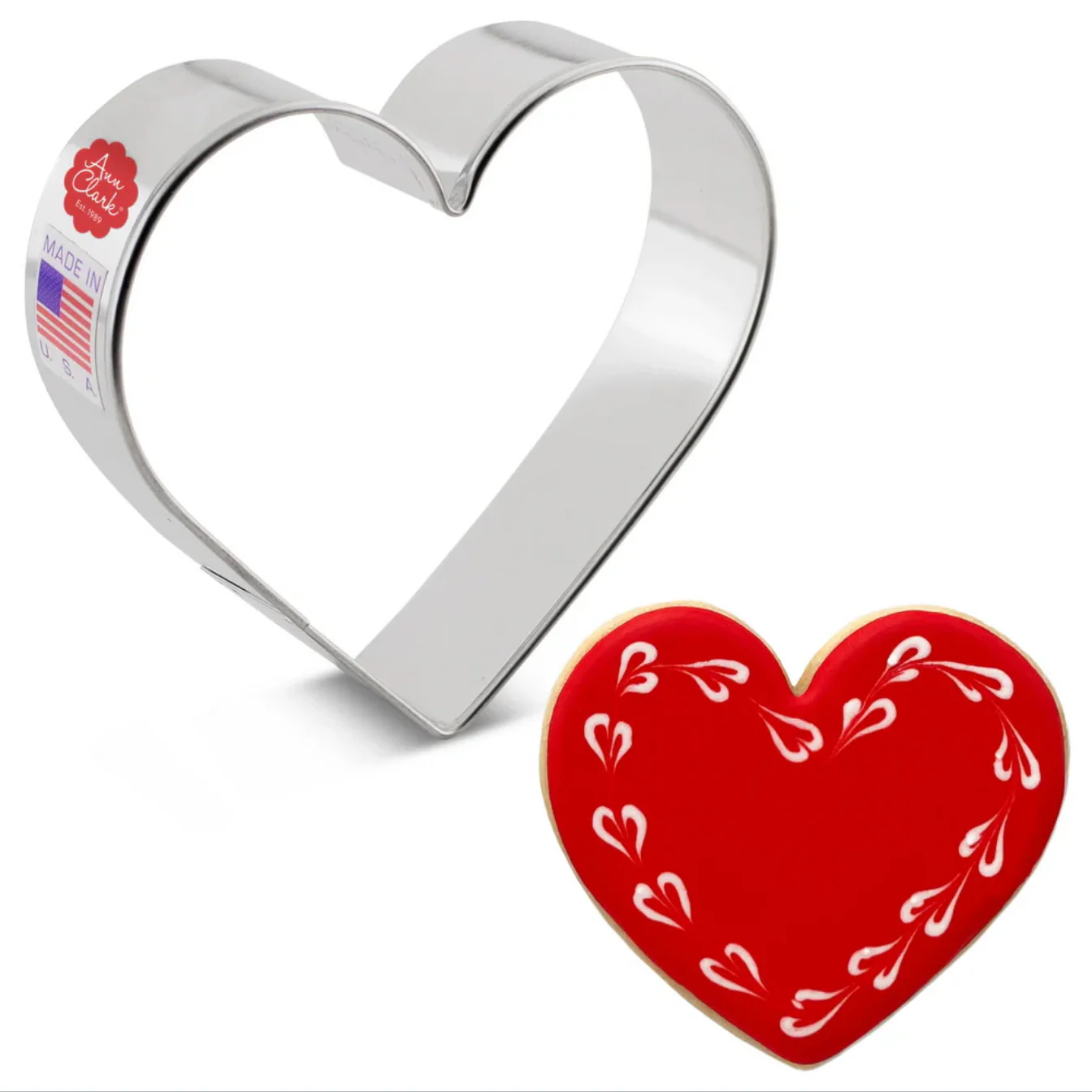 Cookie Cutter Heart 3 3/8" - Image 2