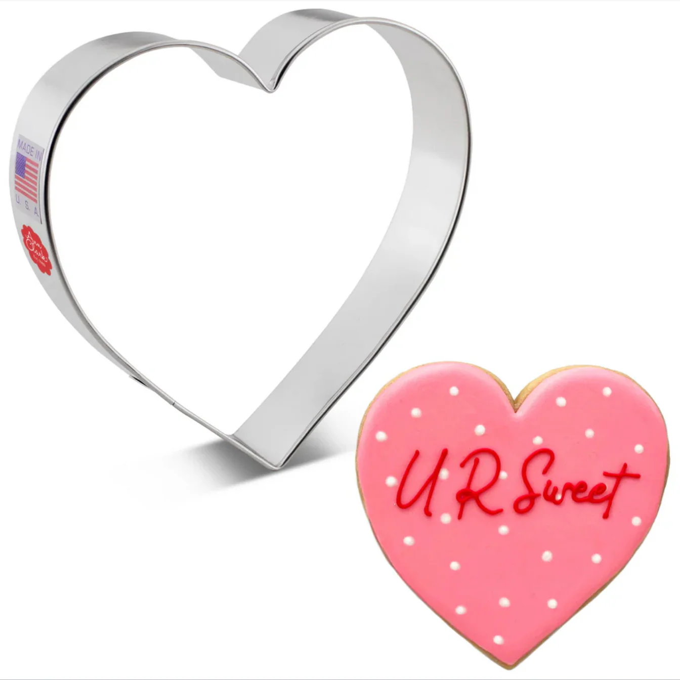 Cookie Cutter Heart 4” - Image 2