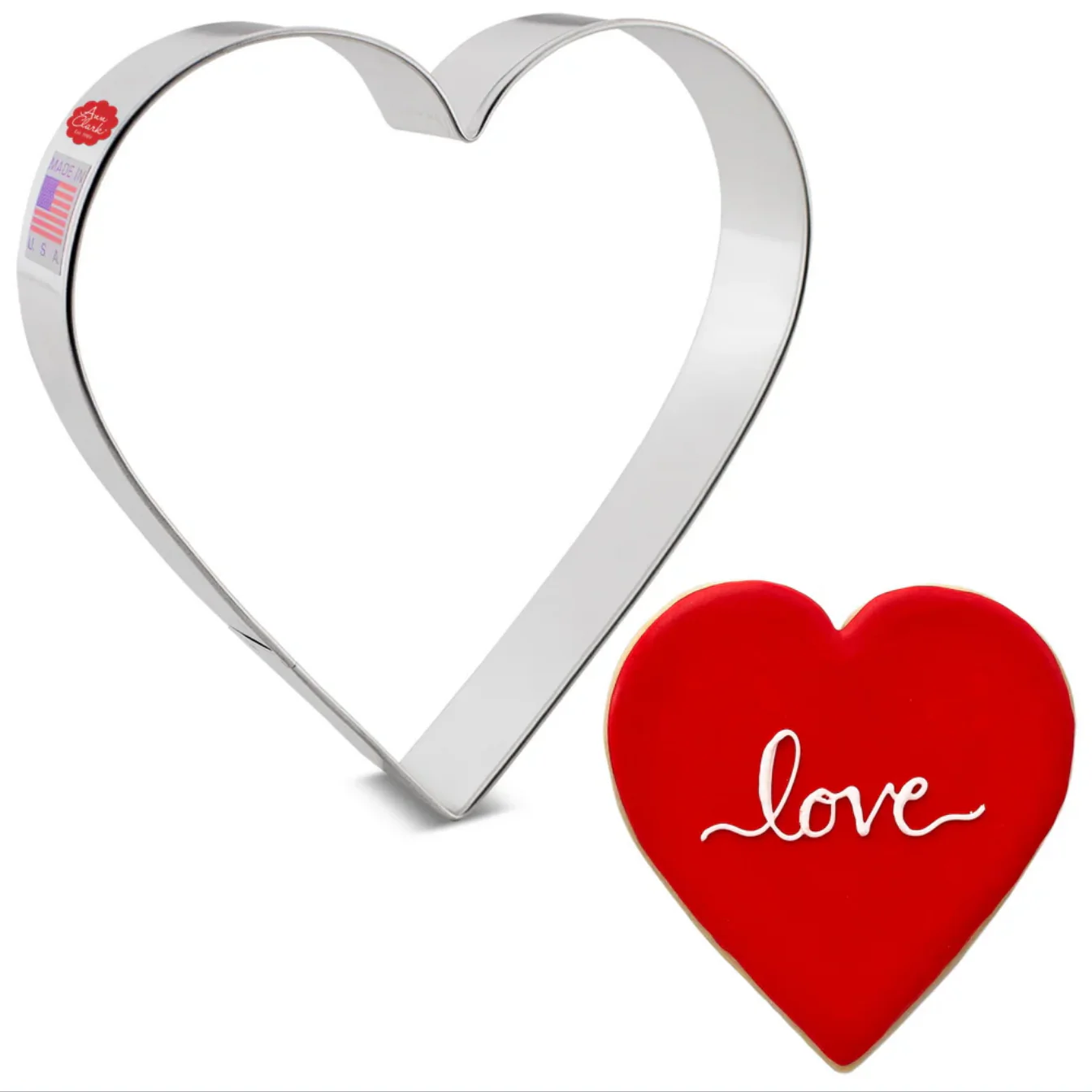 Cookie Cutter Large Heart 5" - Image 2