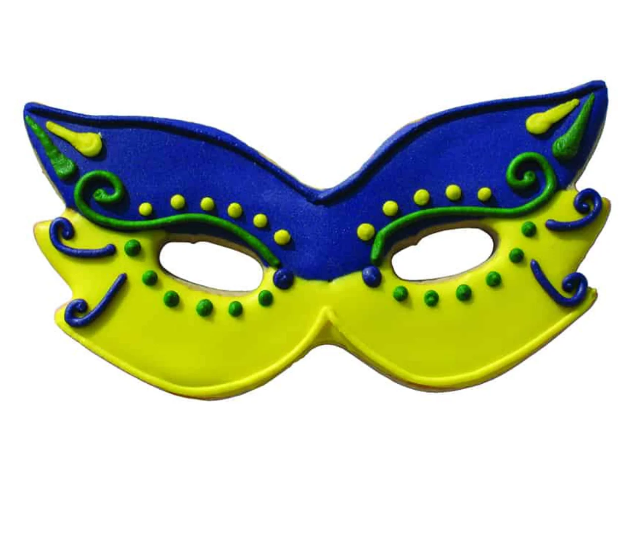 Cookie Cutter Mardi Gras Mask 4" - Image 2