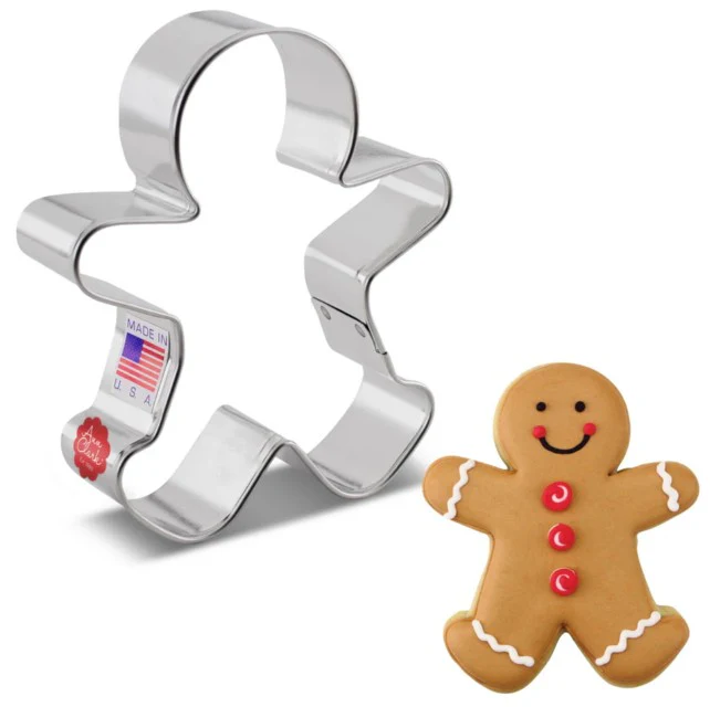 Cookie Cutter Gingerbread Man 3 3/4" - Image 2
