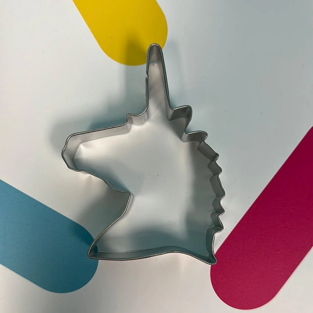 Cookie Cutter Unicorn Head 4.75” - Image 3