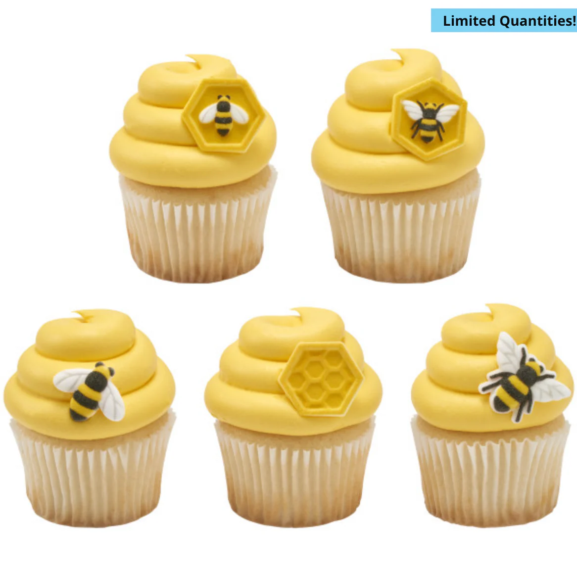 Dec On Bumble Bees with Honey Comb 5 PCS - Image 3