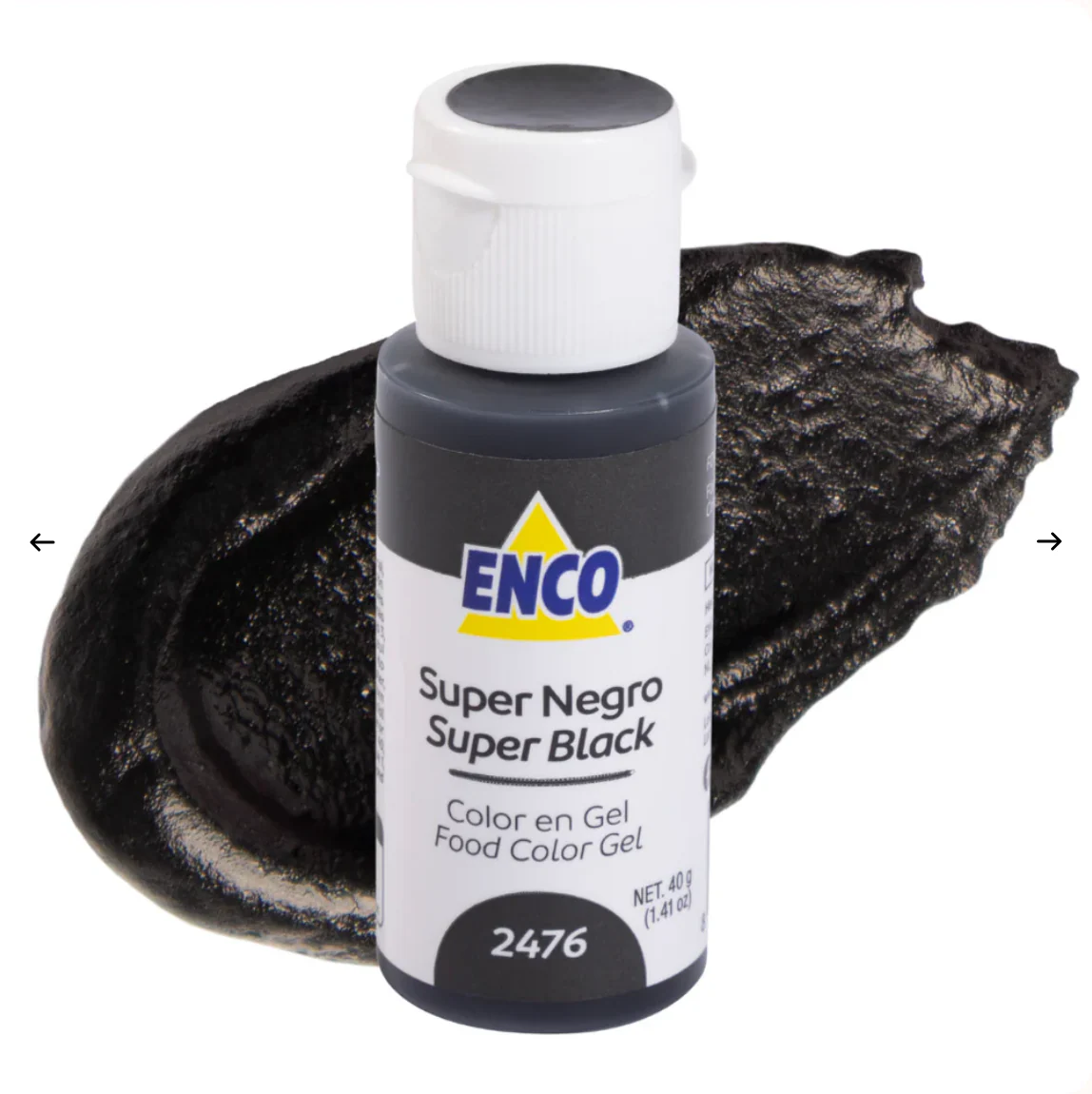 ENCO Super Black Gel Coloring 1.4oz