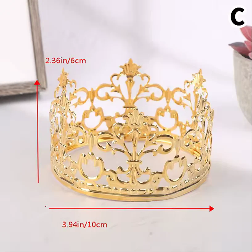 Gold Crown Topper Medium 4” - Image 2