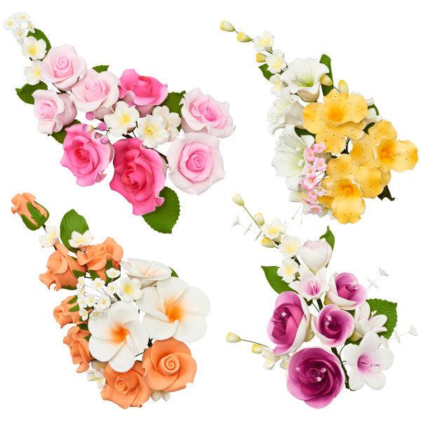 Gum Paste Flower Assortment Spray