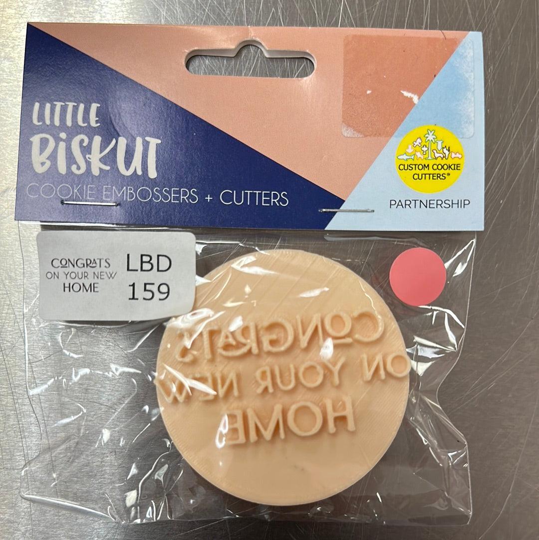 Little Biskut Embosser Congrats on your New Home Embosser - Image 3