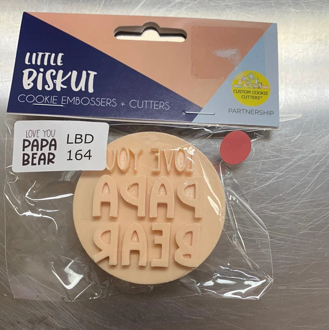 Little Biskut Cutter Love You Papa Bear - Image 2