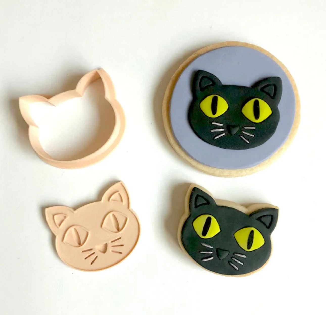 Little Biskut Cutter Set Black Cat Stamp & Cutter - Image 2