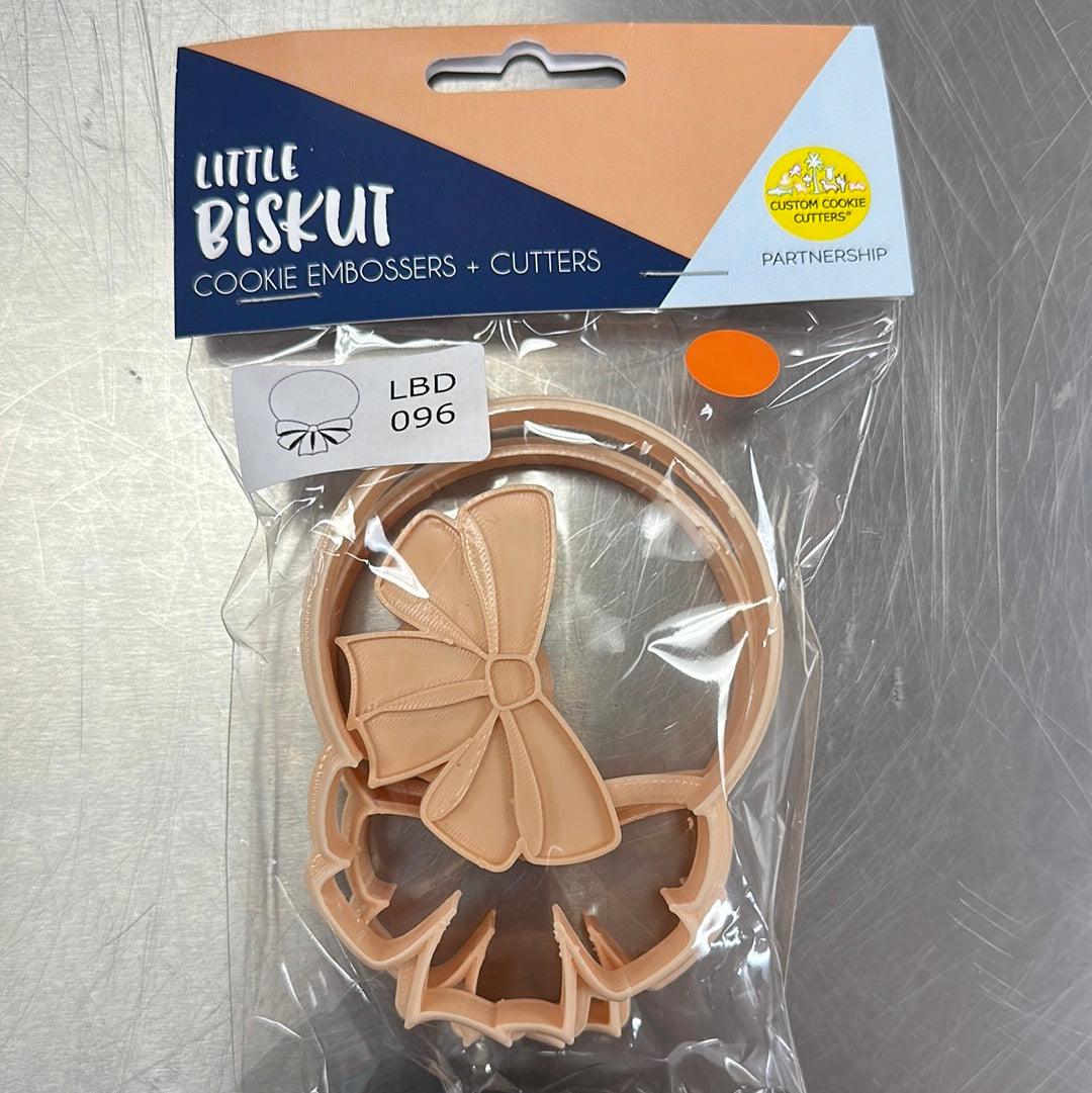 Little Biskut Cutter Set Cookie Pop with Bow Cutter & Embosser - Image 4
