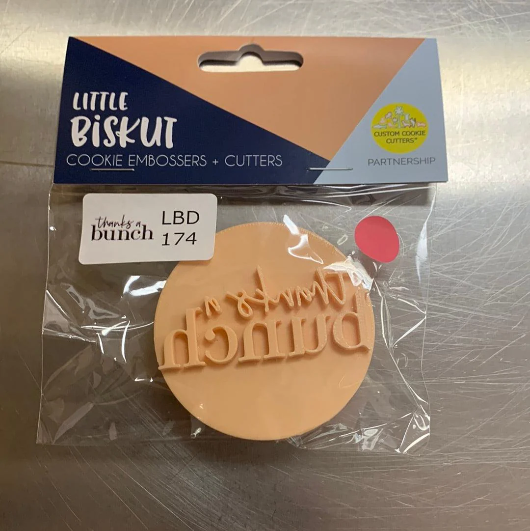 Little Biskut Cutter Thanks a Bunch Embosser - Image 2