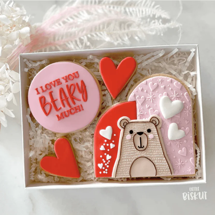 Little Biskut I Love You BEARY Much Debosser - Image 2