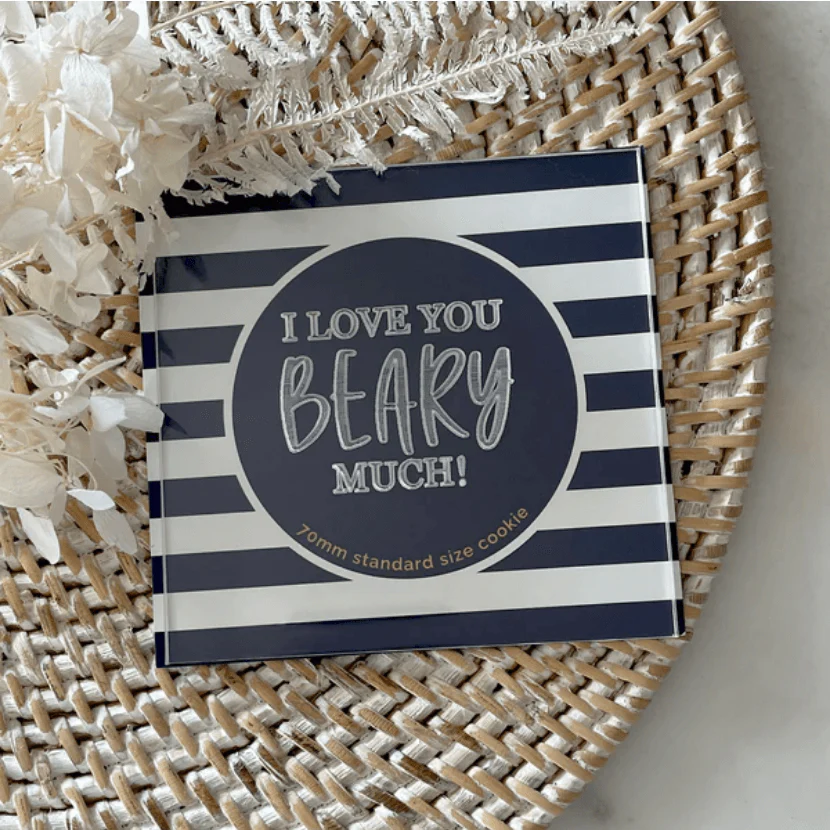 Little Biskut I Love You BEARY Much Debosser - Image 3