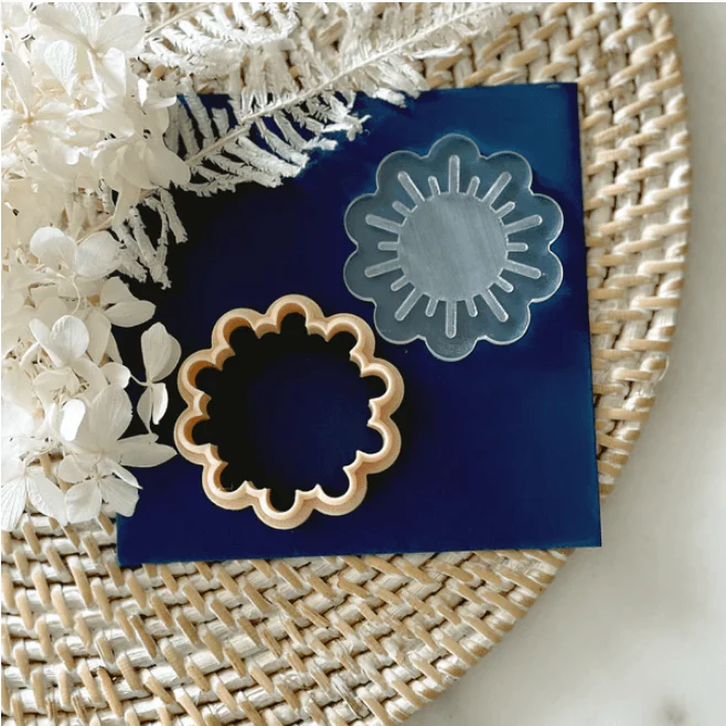 Little Biskut Mini Sun Cutter and Debosser Set - Image 2