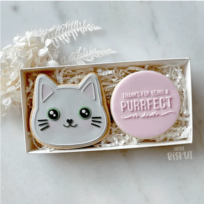 Little Biskut Thanks For Being A Purrfect Mom Debosser - Image 3