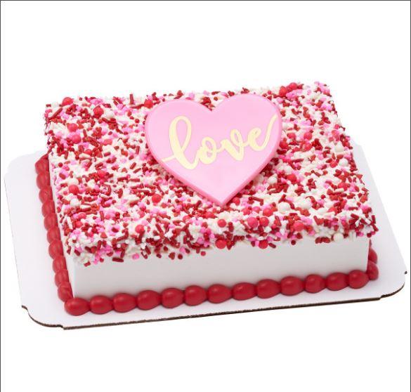 Love Acrylic Layon Heart Topper 1pcs - Image 2