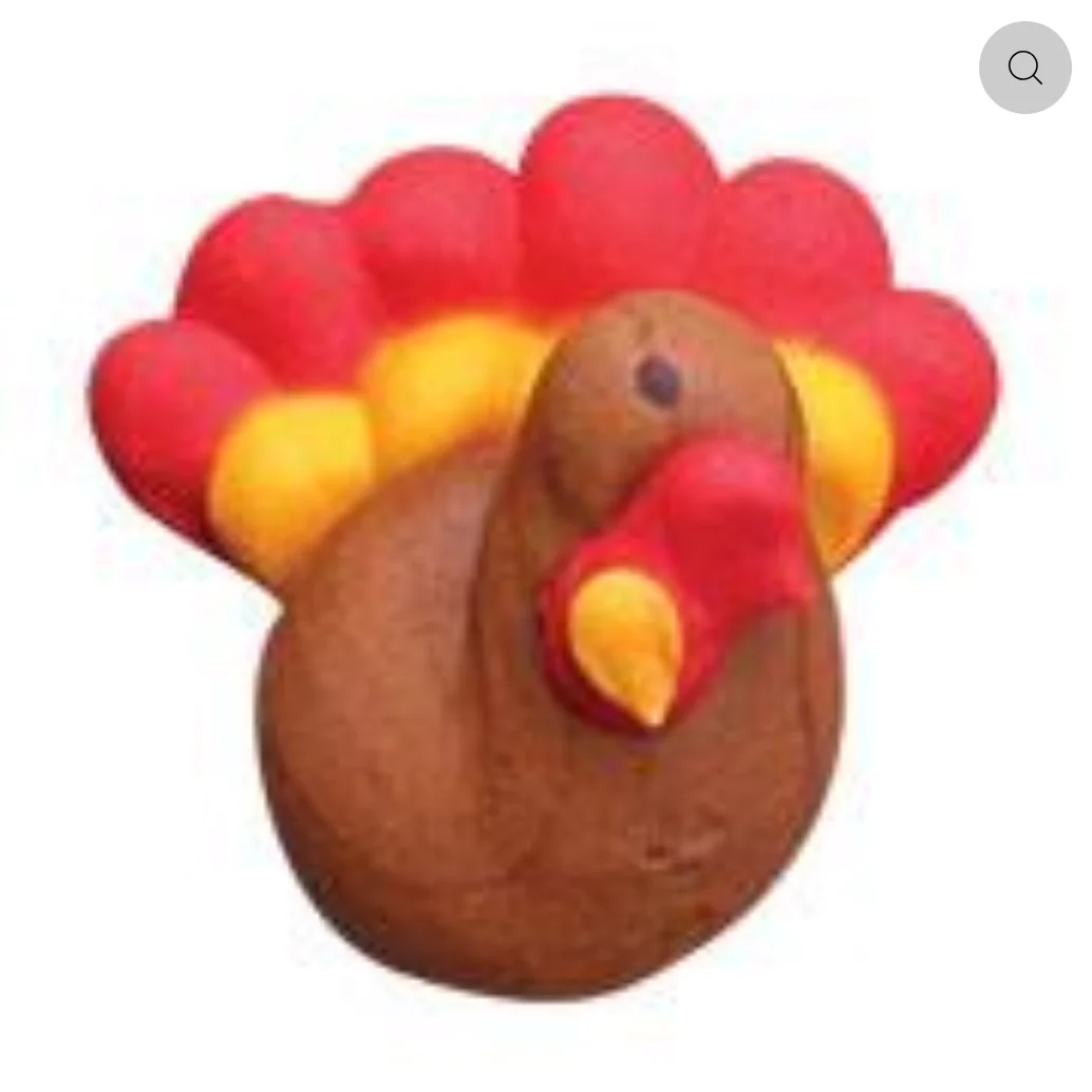 Mini Royal Icing Turkey 6pcs