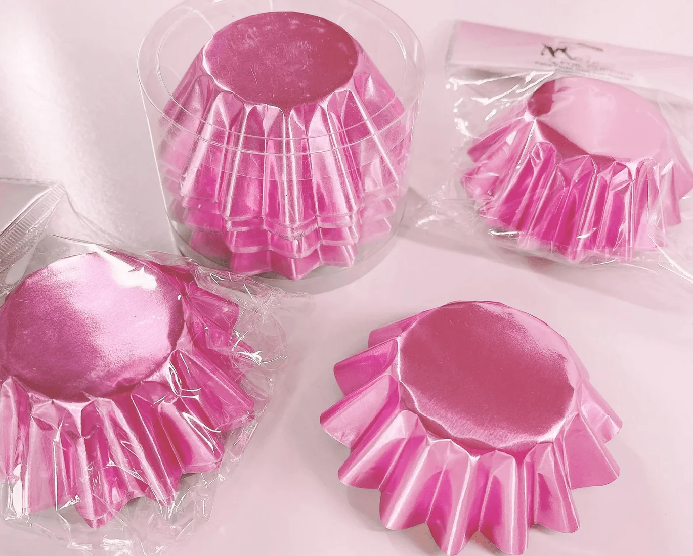 More Pink Foil Cuppies 24 Pack BOGO - Image 2