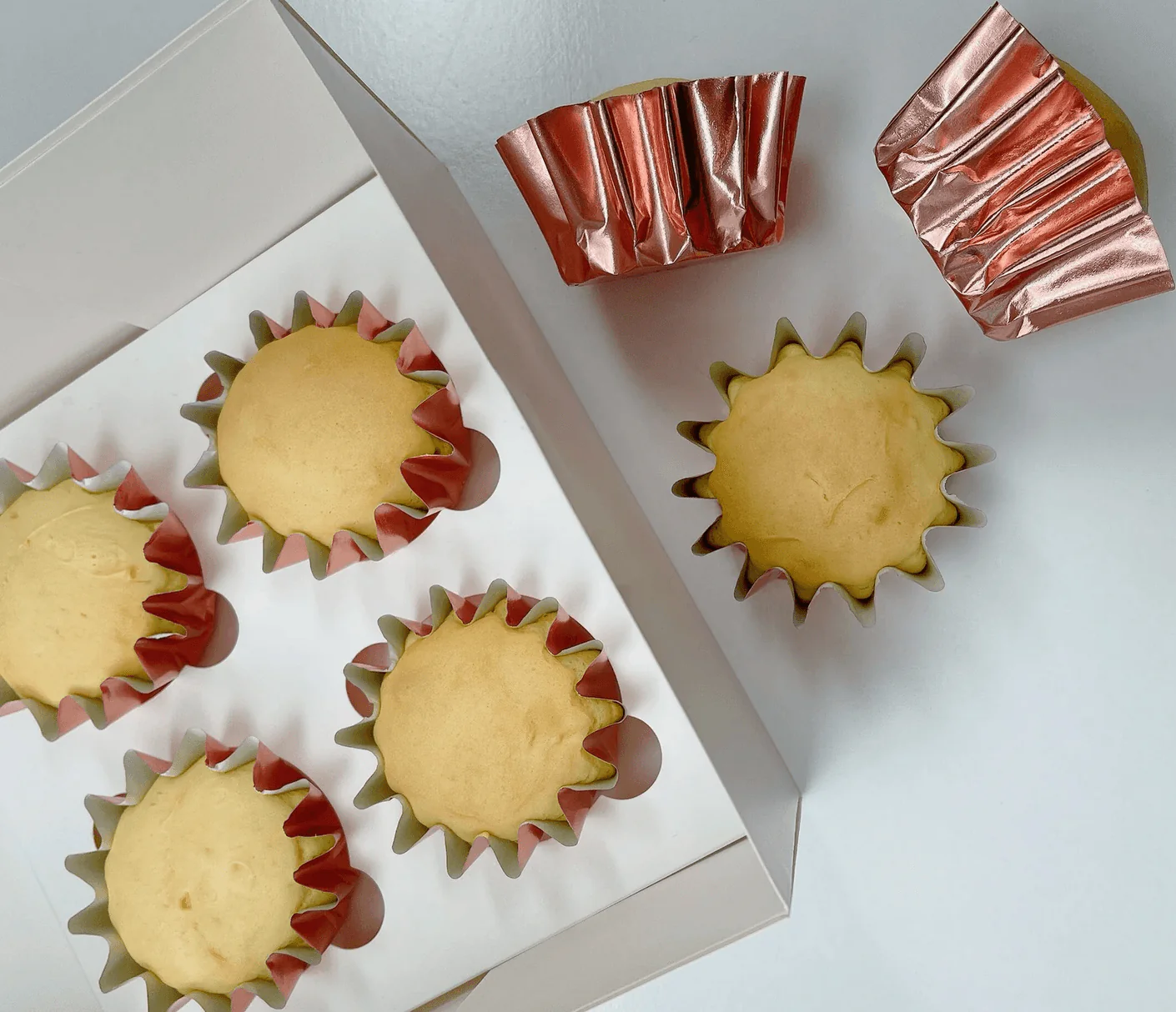 More Rose Gold Foil Cuppies 24 Pack BOGO