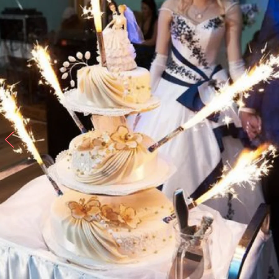 Party Cake Sparklers 6 pack - Image 3