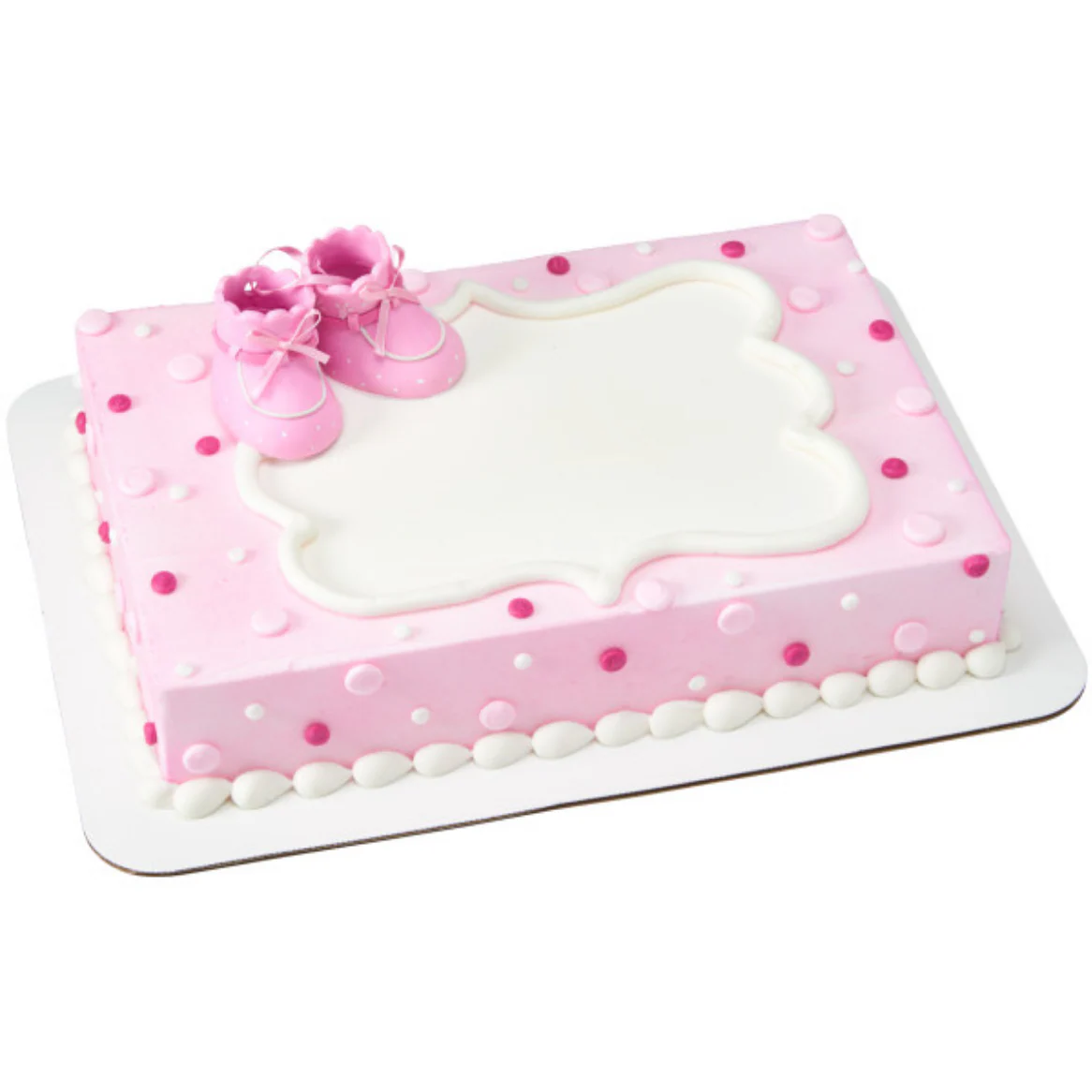 Pink Baby Booties Deco Set - Image 2