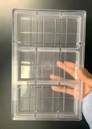 Polycarbonate Chocolate Bar Mold 3 Cavity - Image 2
