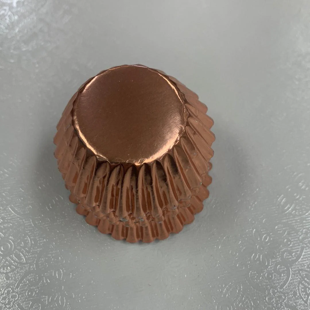 Rose Gold Foil Mini Cupcake Liners 100 Count* - Image 2