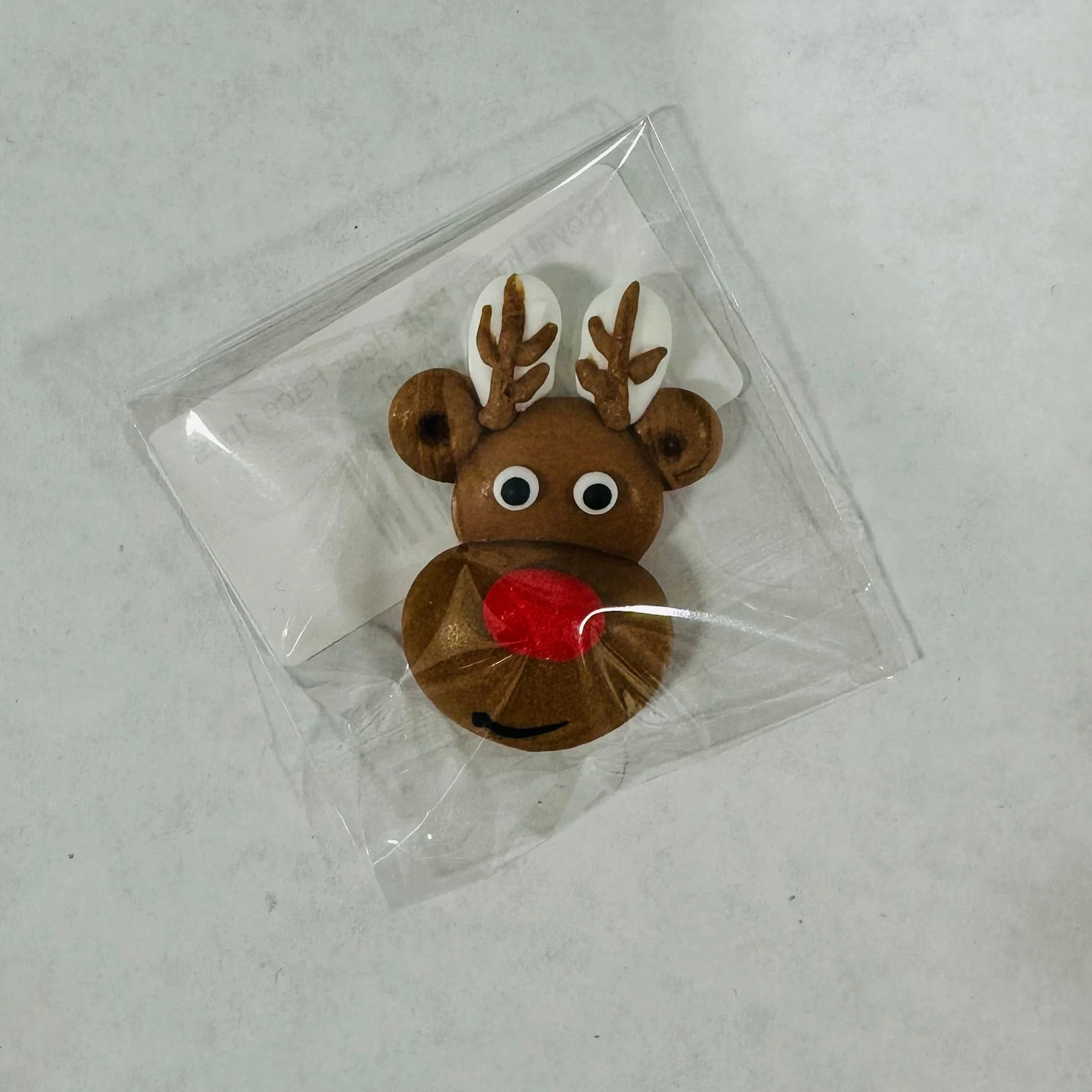 Royal Icing Reindeer Face 1pcs - Image 2