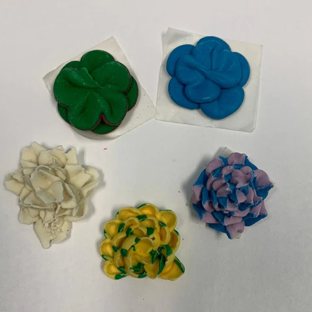 Royal Icing Small Succulent Assortment 1pcs