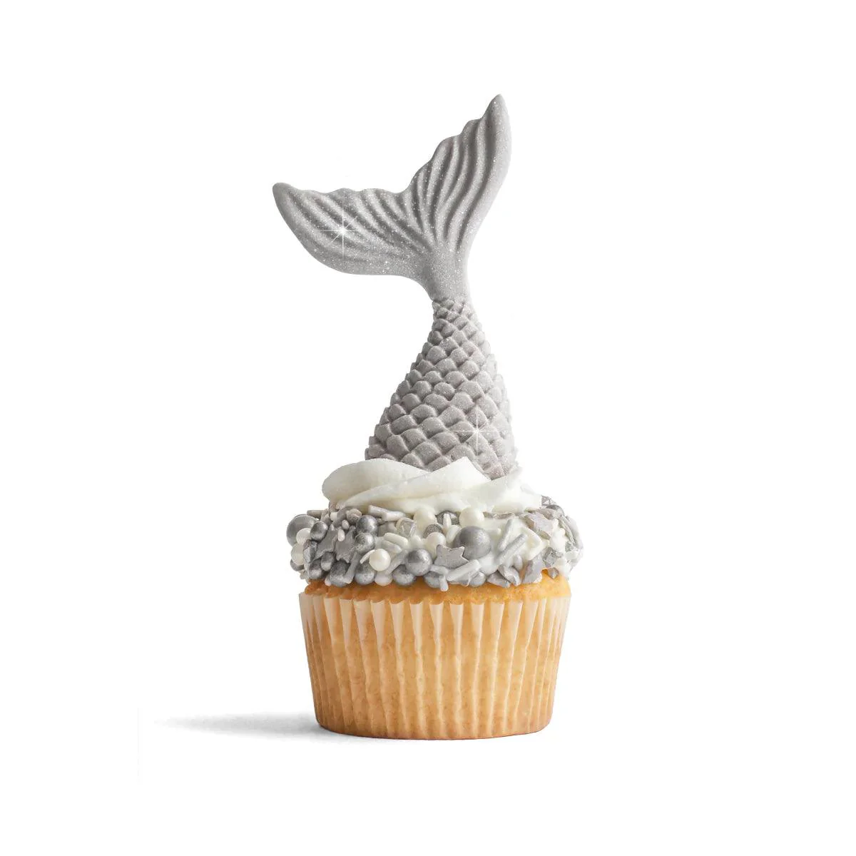 Satin Ice Silver Shimmer Fondant 4oz - Image 3